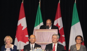 Enrico Letta and Stephen Harper